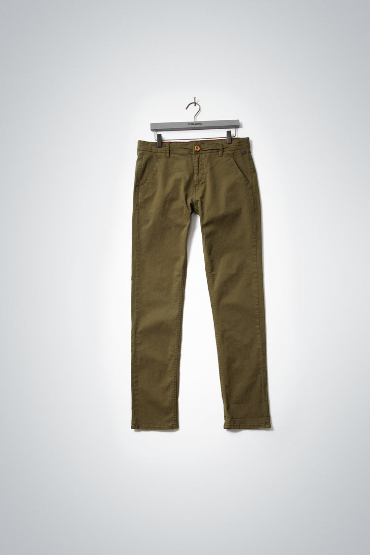 Blend Slim Fit Olive Chino | L32-L34