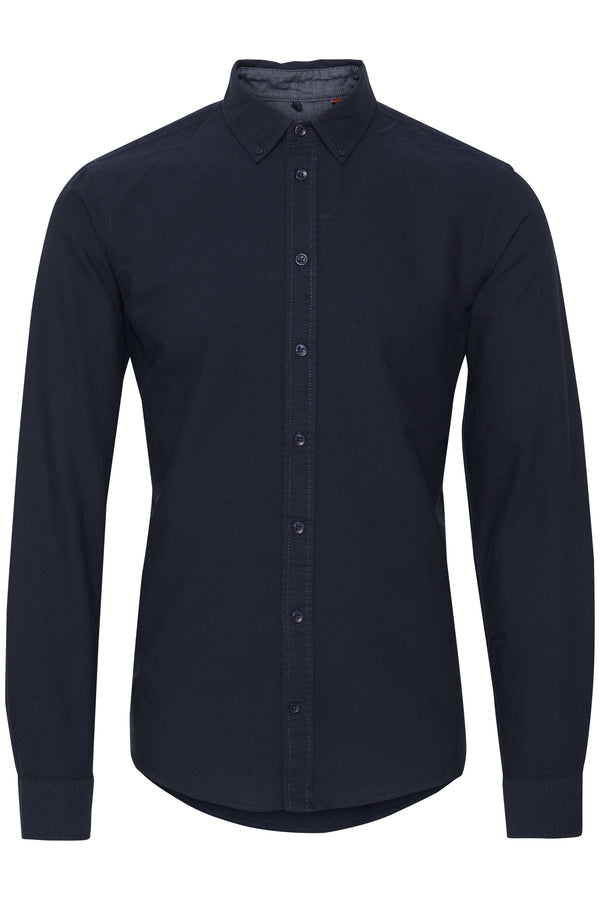 Blend Nail Oxford Shirt - Navy