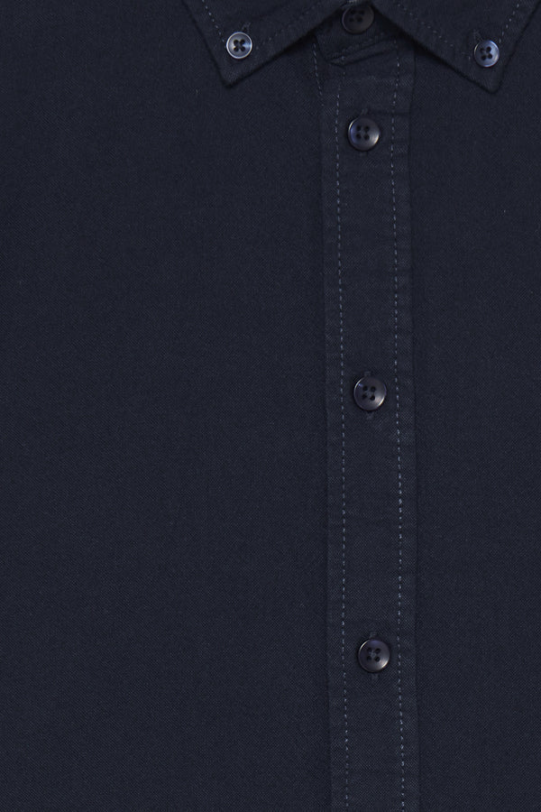 Blend Nail Oxford Shirt - Navy