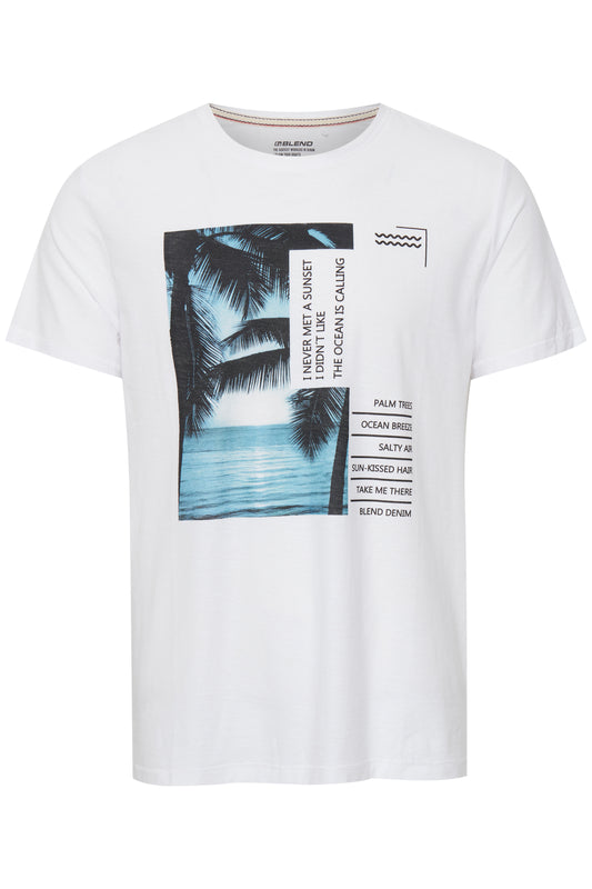 Blend White Graphic T-Shirt