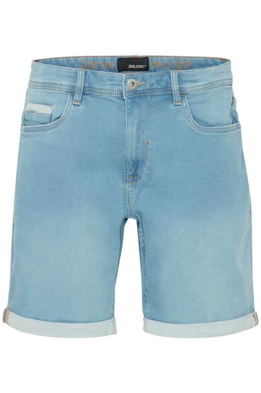 Blend Light Blue Denim Jogg Shorts