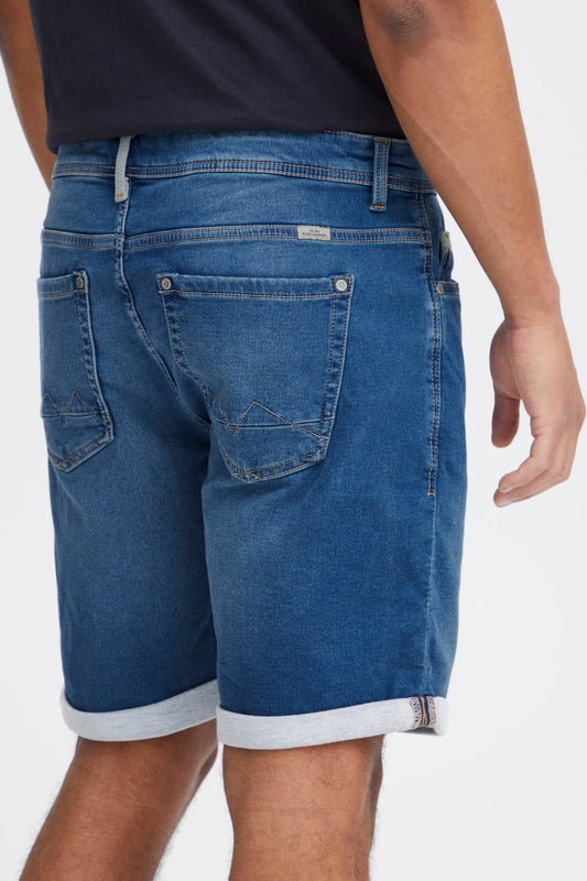 Blend Middle Blue Denim Jogg Shorts