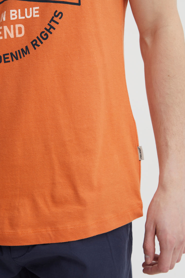 Blend Orange Graphic T-Shirt