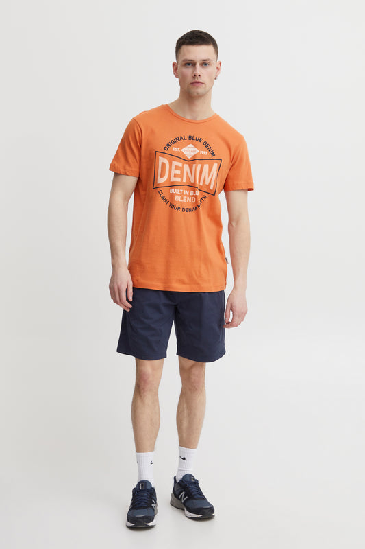 Blend Orange Graphic T-Shirt