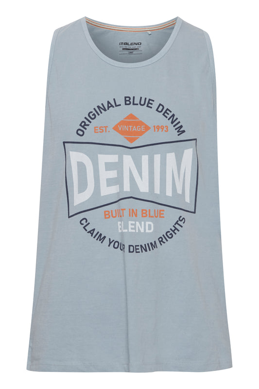 Blend Light Blue Singlet