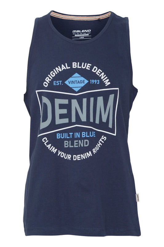 Blend Navy Singlet