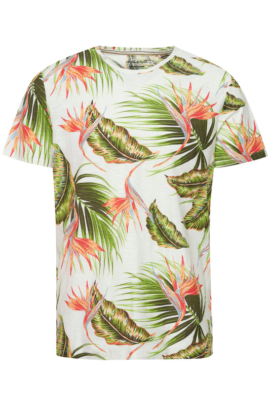 Blend Tropical Print T-shirt - White