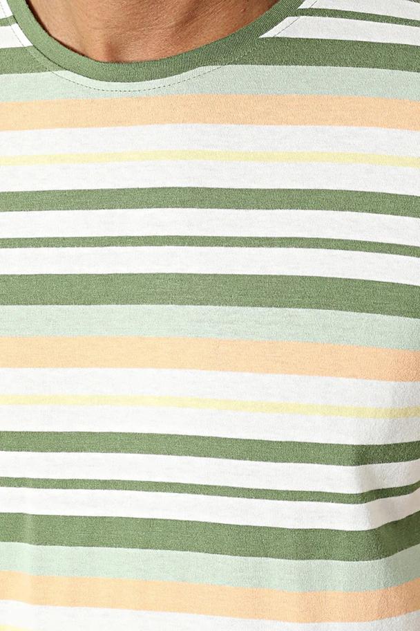 Blend Green Striped T-Shirt