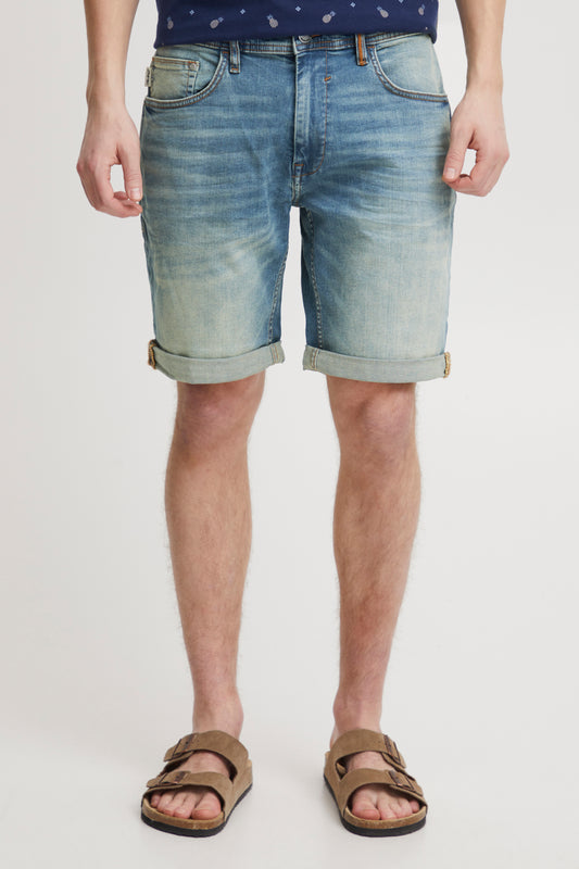 Blend Middle Blue Stretch Denim Shorts