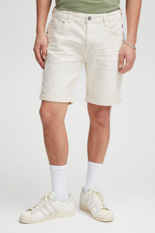 Blend Jogg Denim Cream Shorts
