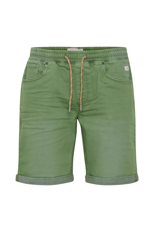 Blend Green Stretch Denim Shorts