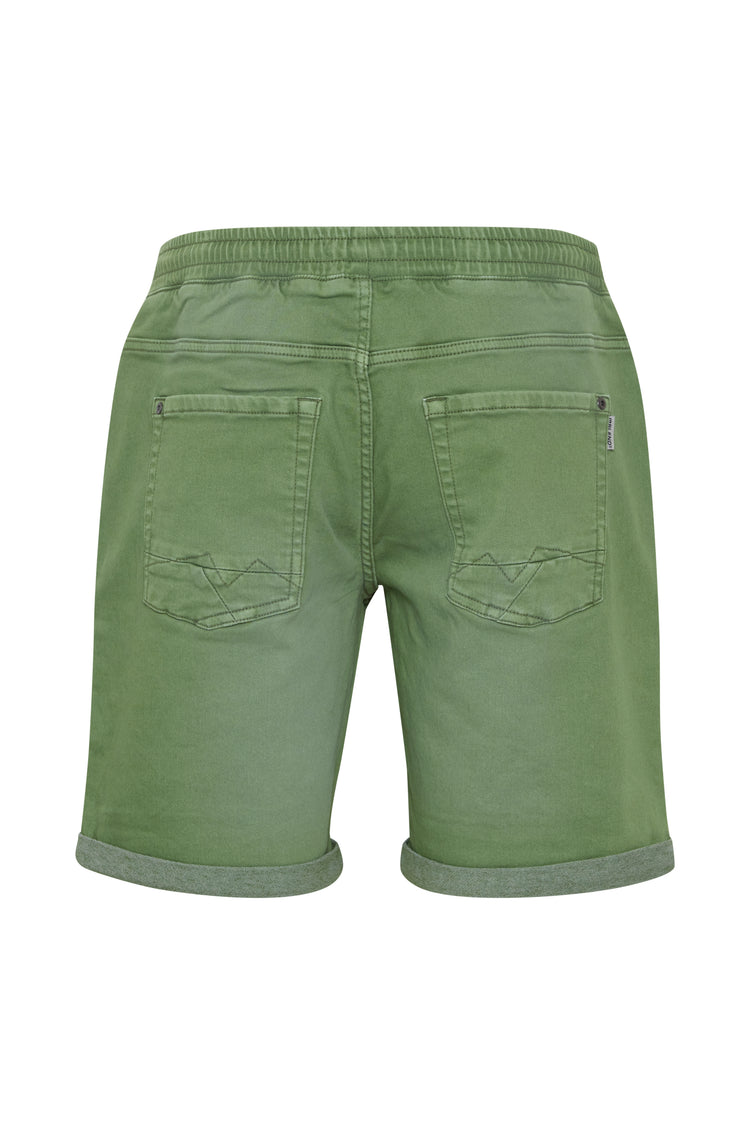 Blend Green Stretch Denim Shorts