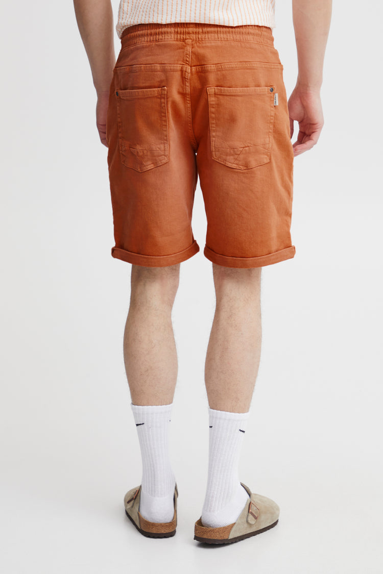 Blend Orange Stretch Denim Shorts