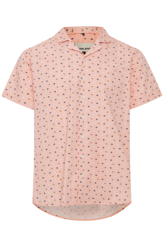 Blend Short Sleeved Pink Shirt