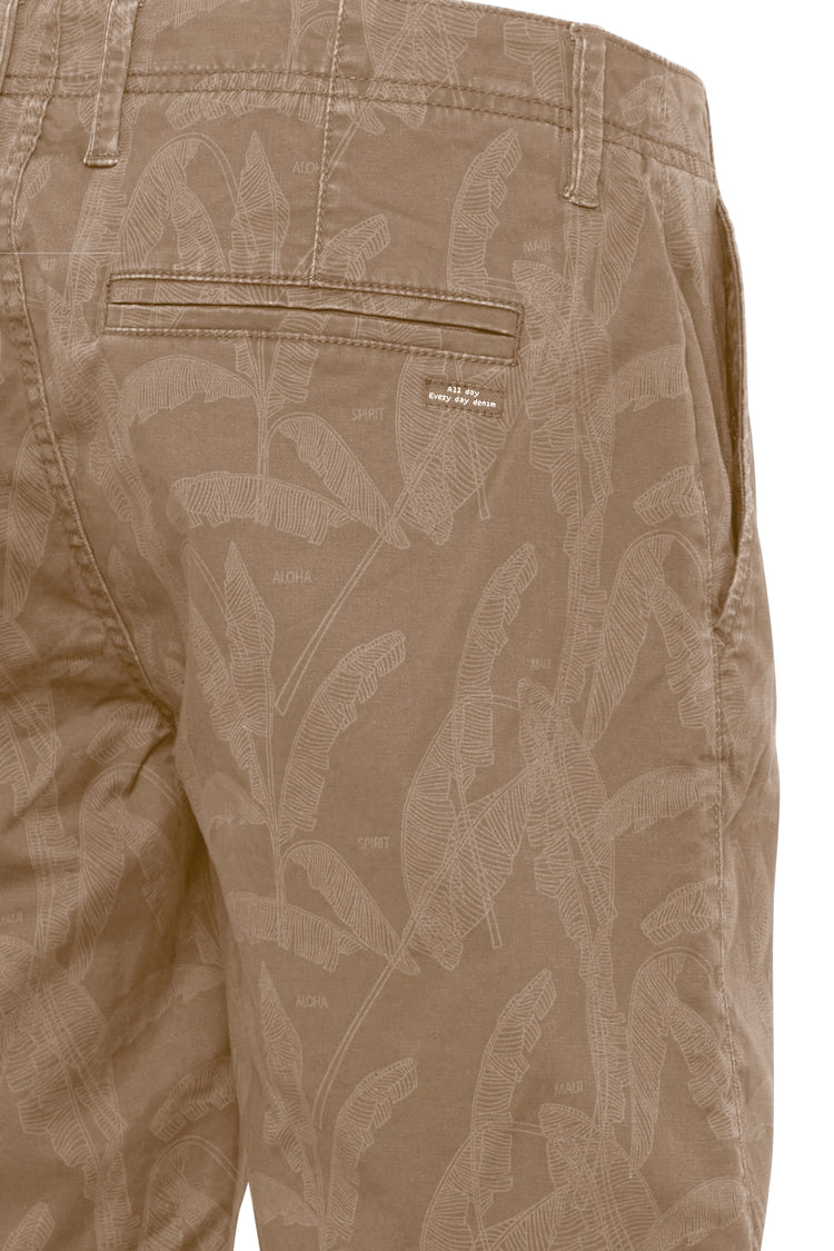 Blend Brown Printed Shorts