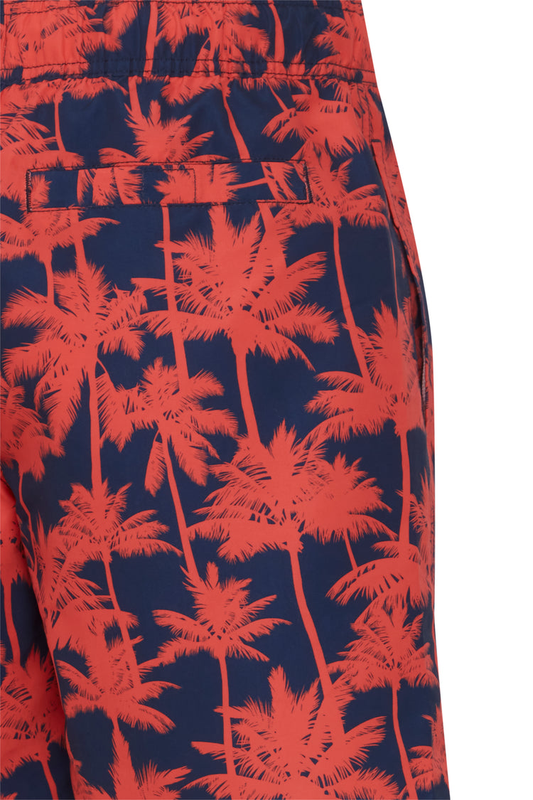 Blend Red Printed Swim Shorts