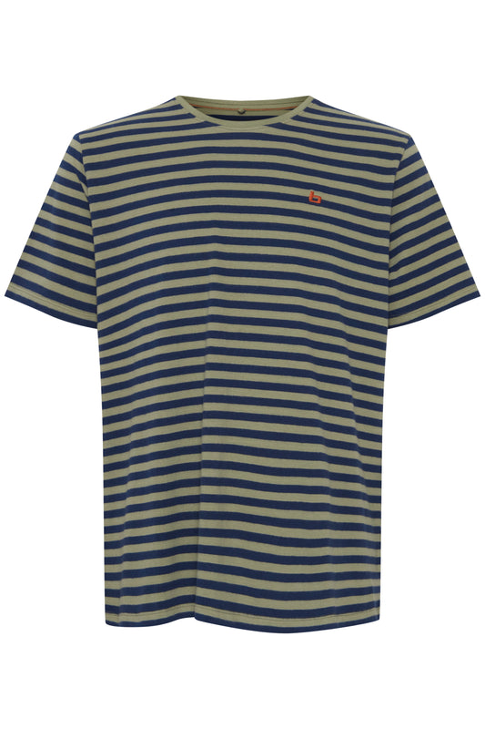 Blend Green Striped T-Shirt