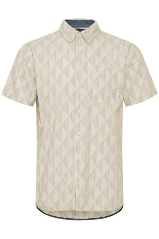 Blend Geometric Print Short Sleeved Shirt