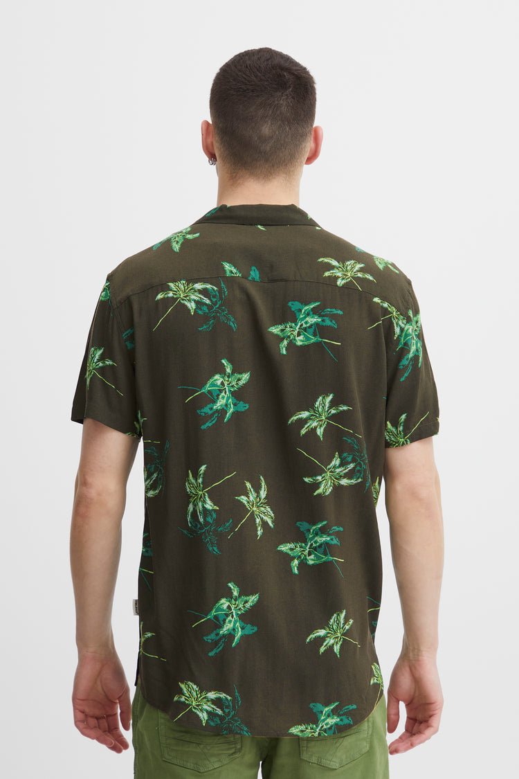 Blend Green Tropical Short Sleeved Shirt