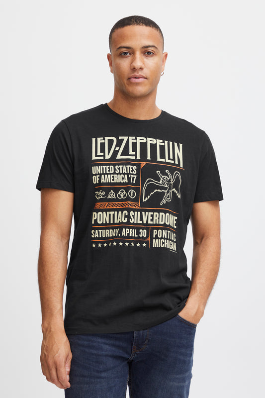 Blend Black Led Zeplin Band T-Shirt