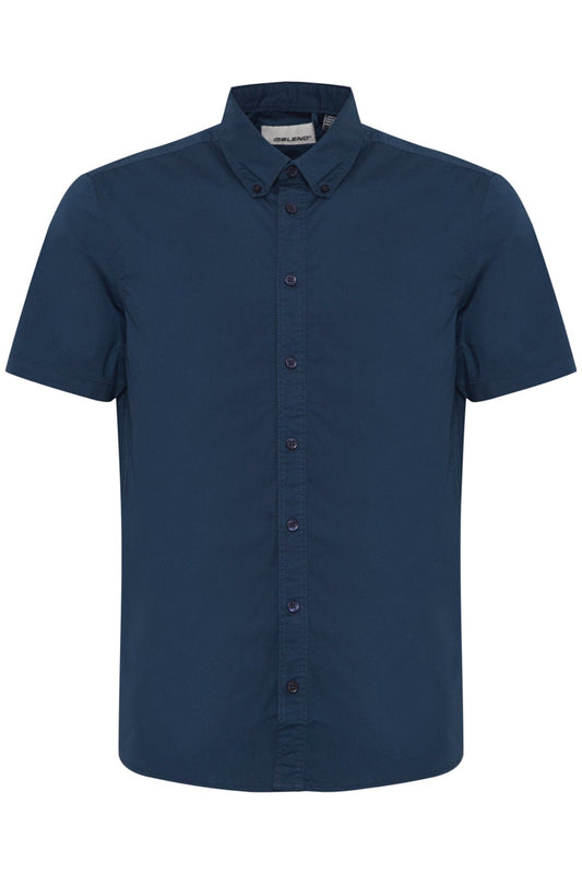 Blend Blue Short Sleeve Shirt