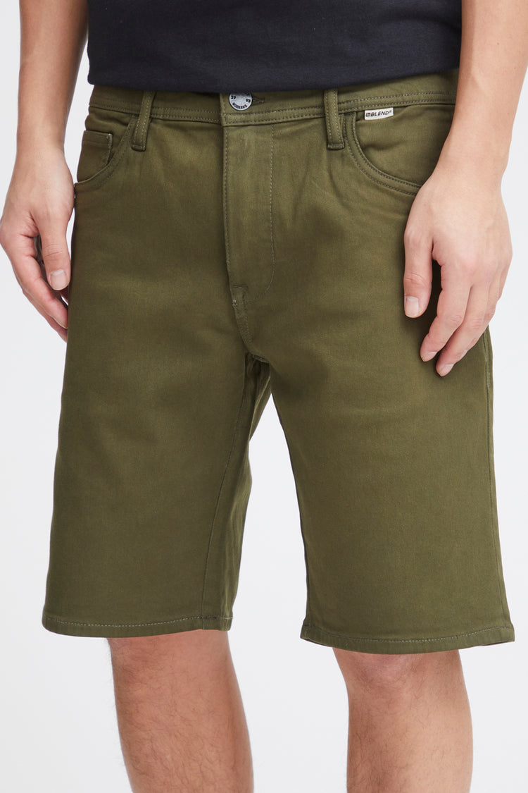 Blend Forest Green Shorts