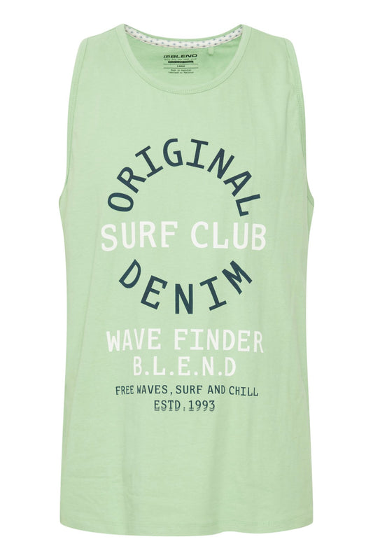 Blend Green Logo Singlet