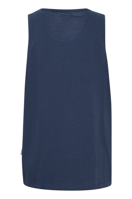 Blend Navy Logo Singlet