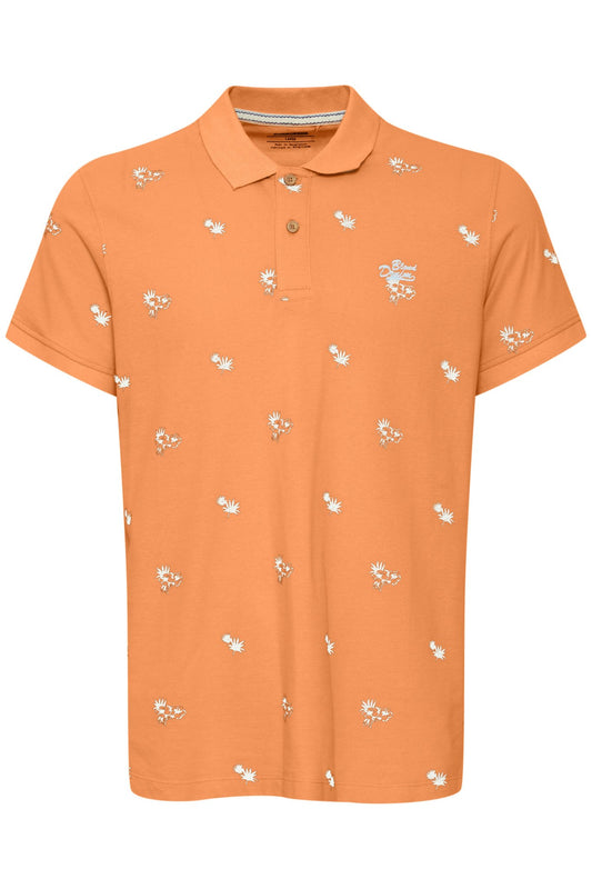 Blend Orange Print Polo