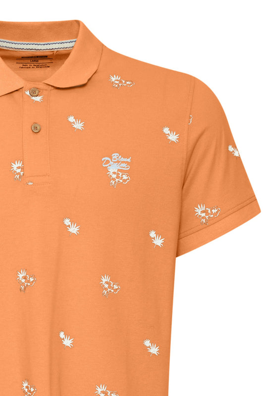 Blend Orange Print Polo