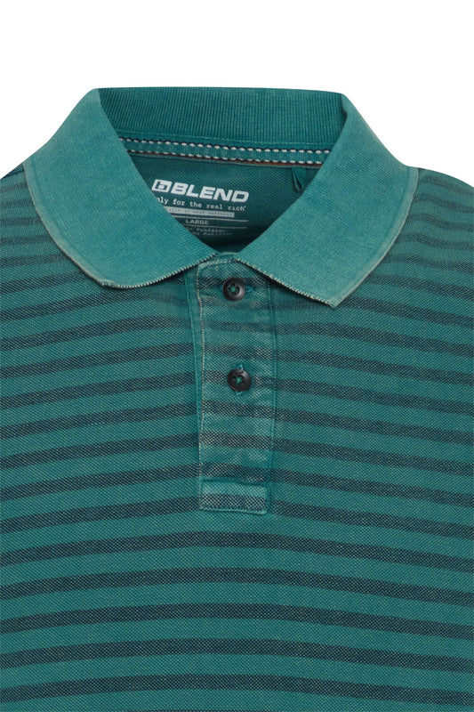 Blend Green Stripe Polo