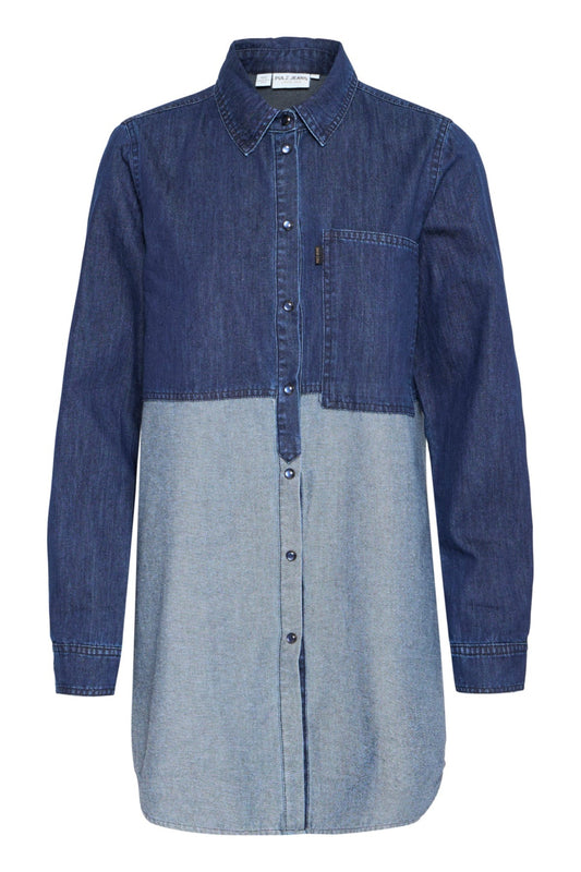 Pulz Blue Denim Sylvie Shirt