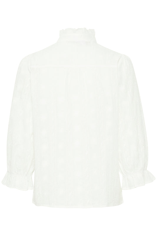 Pulz White Willa Shirt