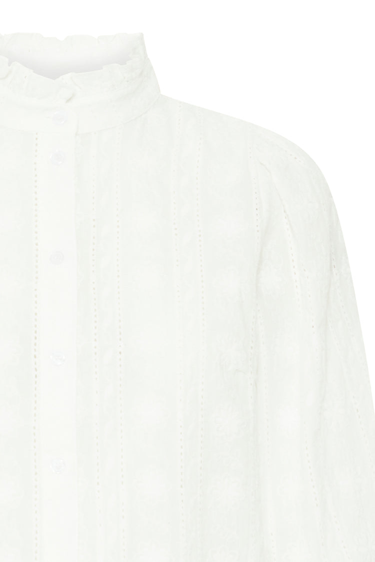 Pulz White Willa Shirt