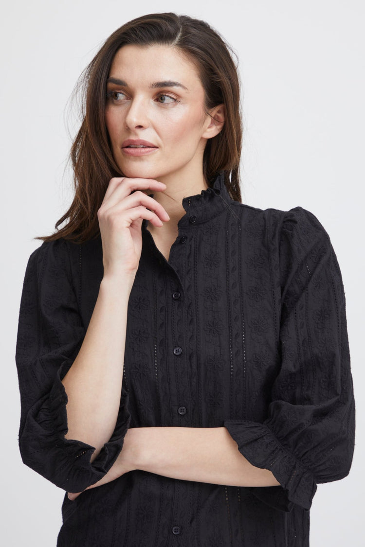 Pulz Black Willa Shirt