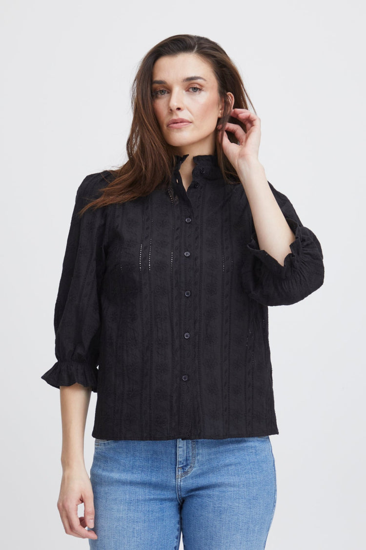 Pulz Black Willa Shirt