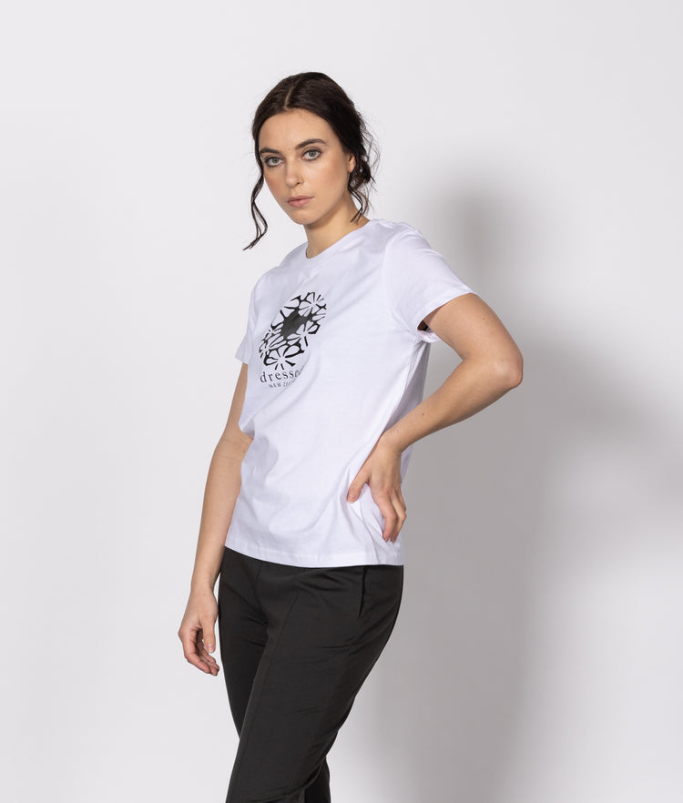 Dressed Botanic Tee - White