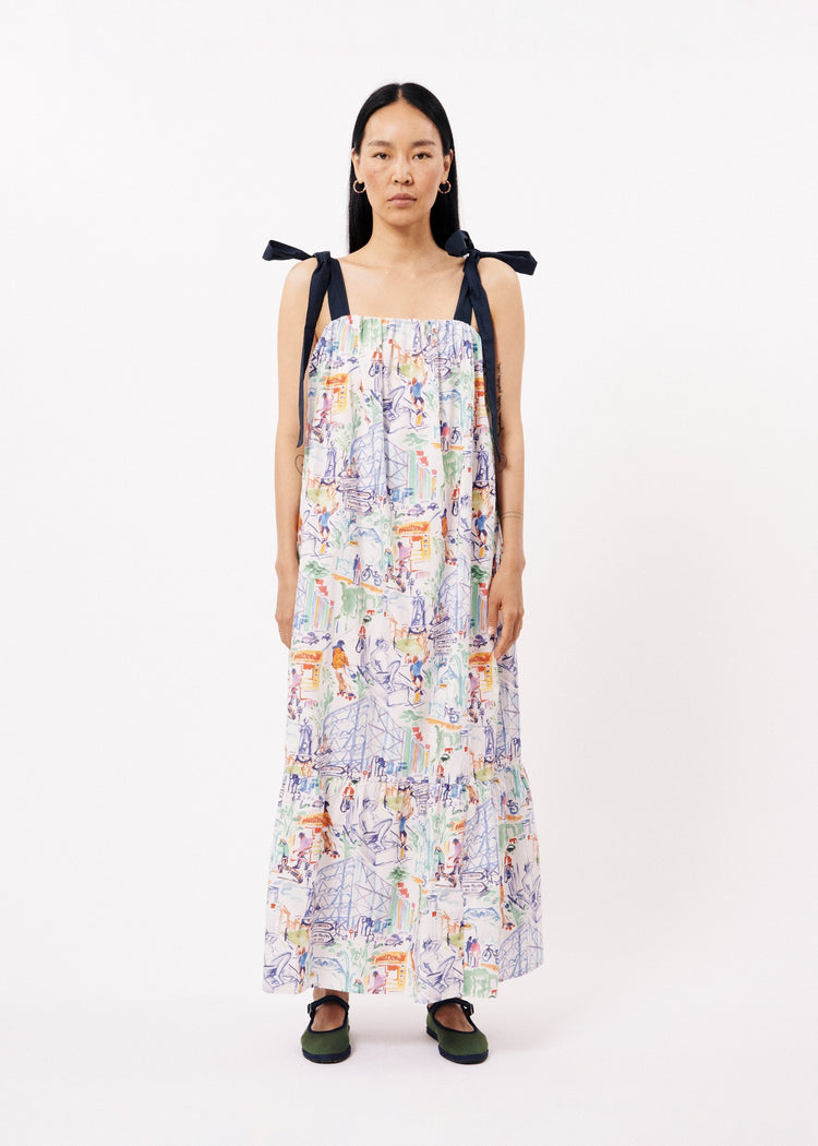 FRNCH Patterned Maxi Cylia Dress