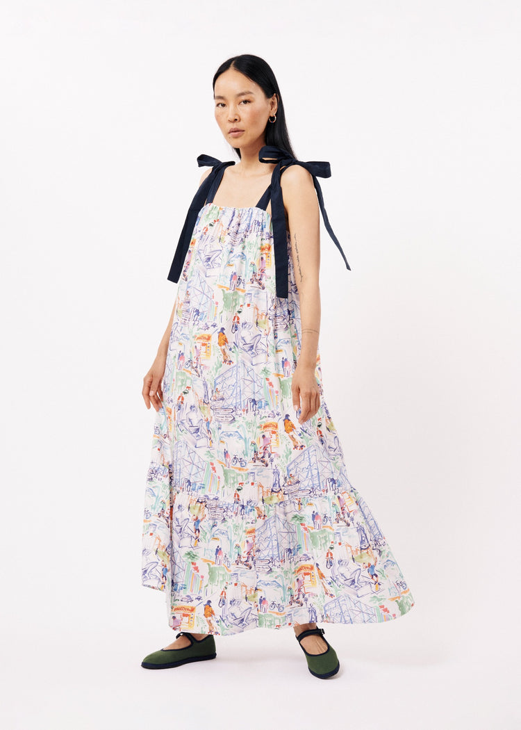 FRNCH Patterned Maxi Cylia Dress