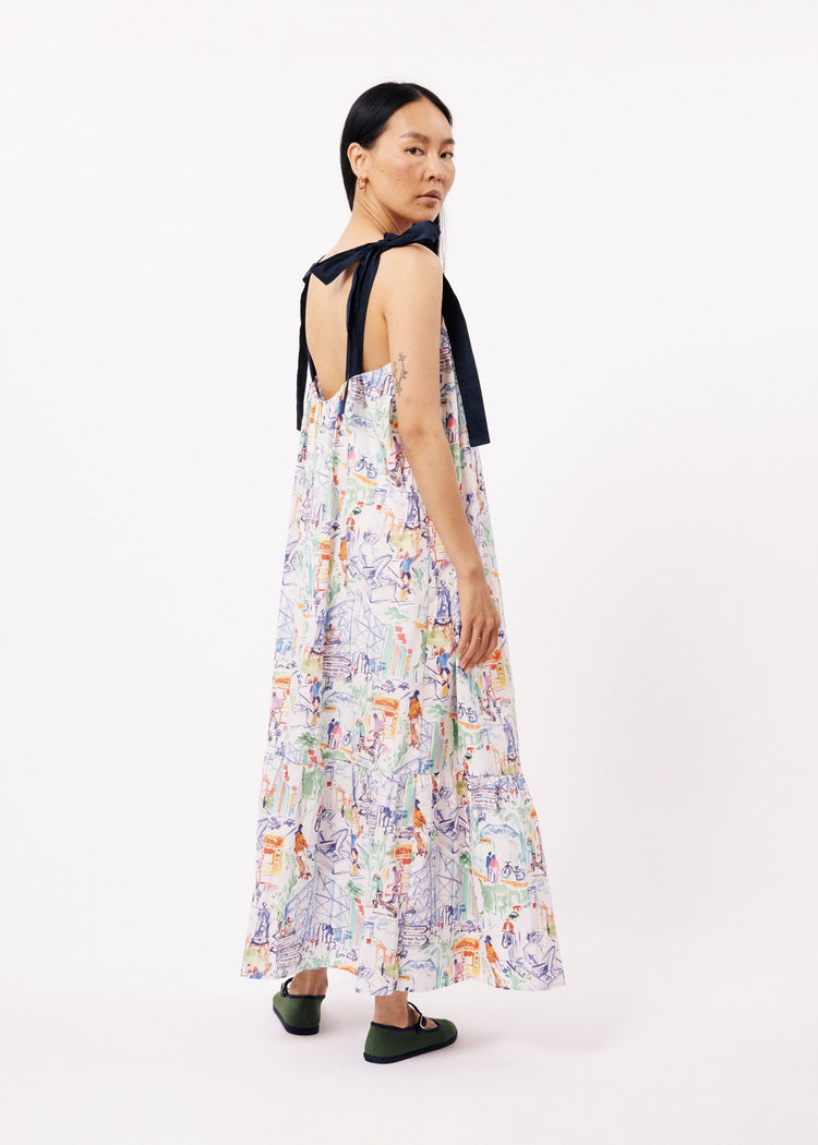 FRNCH Patterned Maxi Cylia Dress