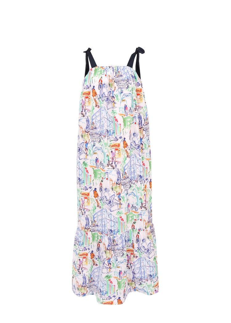 FRNCH Patterned Maxi Cylia Dress