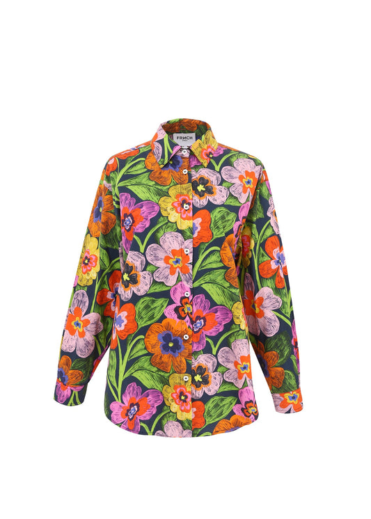 FRNCH Ariana Floral Button Up Shirt