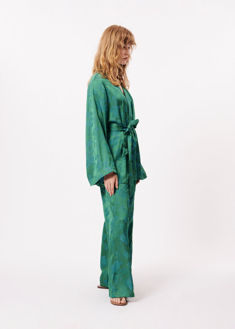 FRNCH Green Full Length Zita Pants