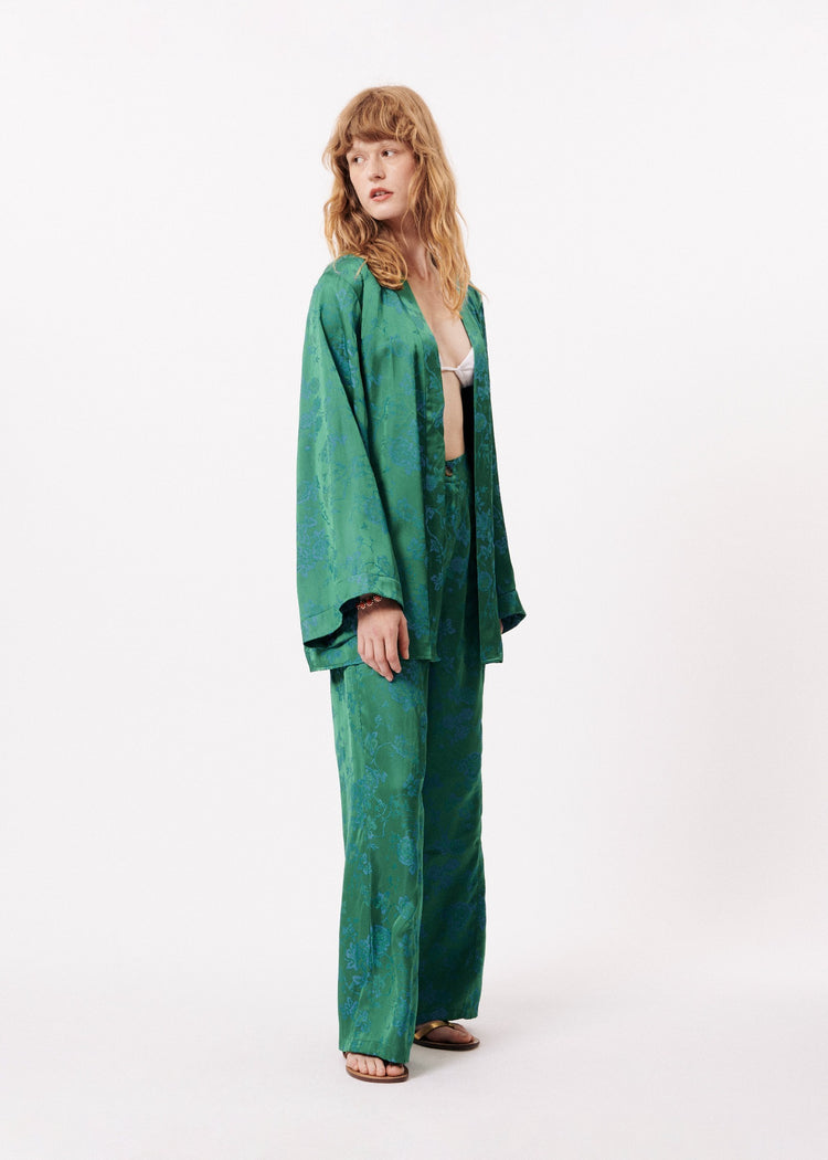 FRNCH Green Full Length Zita Pants