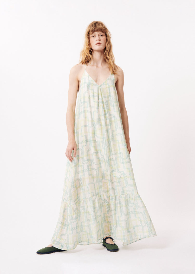 FRNCH Anais Patterned Maxi Dress