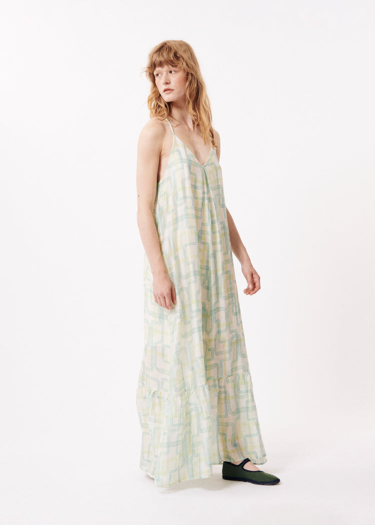 FRNCH Anais Patterned Maxi Dress