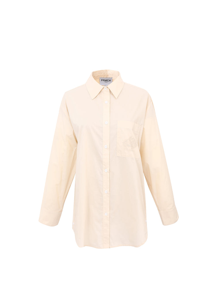 FRNCH White Calantha Shirt