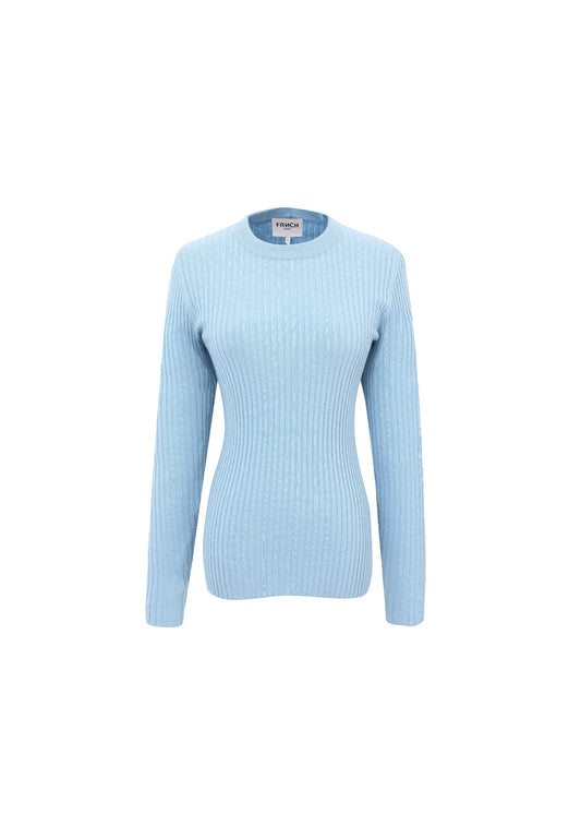 FRNCH Blue Blake Sweater