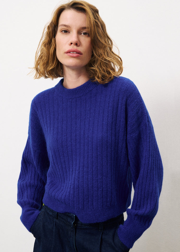 FRNCH Blue Naicha Sweater