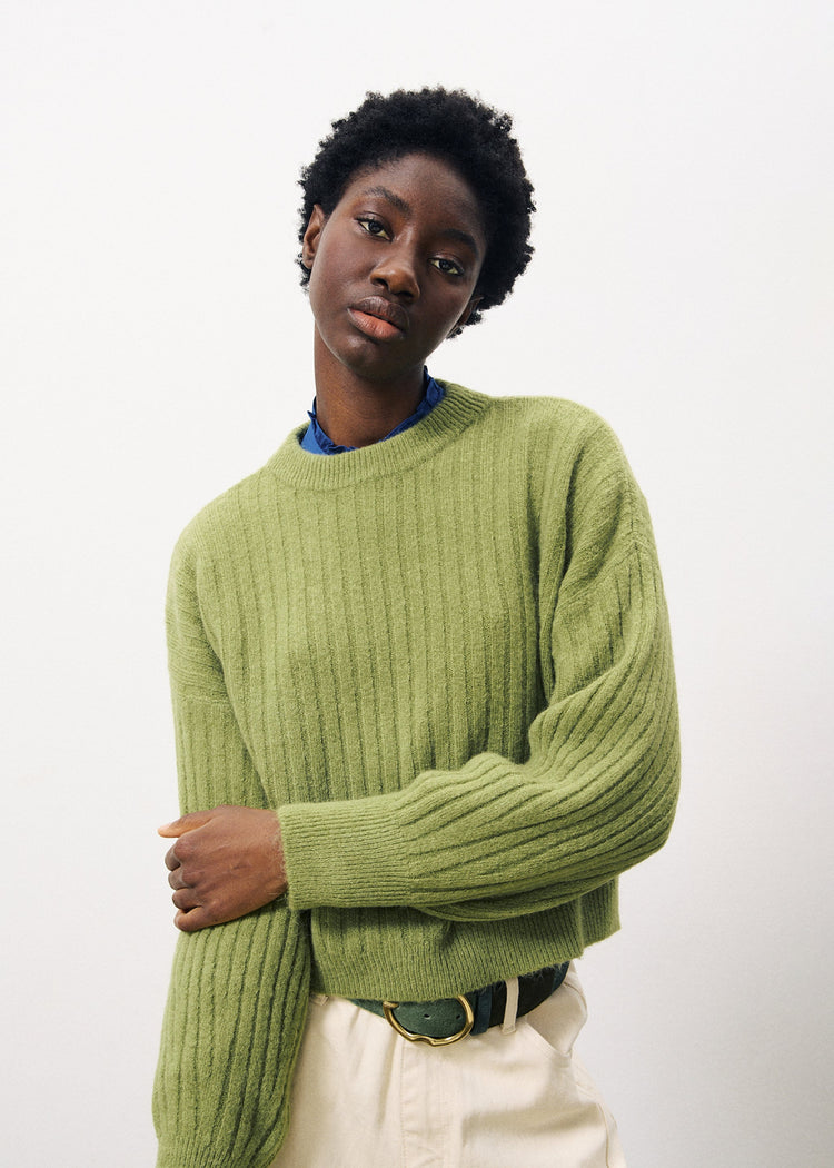 FRNCH Olive Naicha Sweater